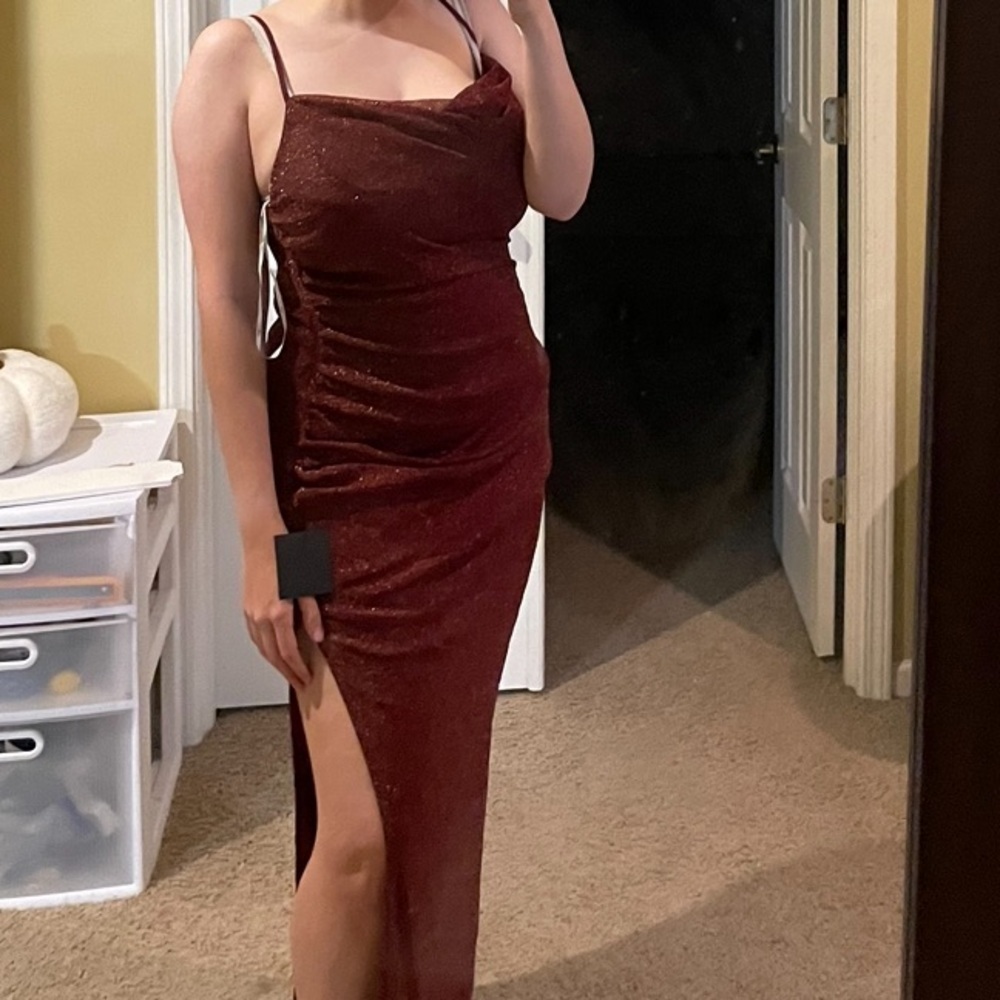 Red Glittery Lulus Dress size XL - Picture 1 of 4